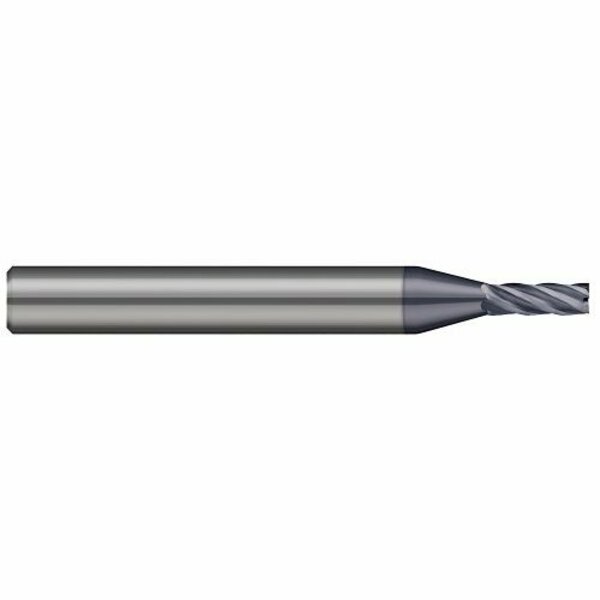 Harvey Tool 0.047in. 3/64 Cutter dia x 0.141in. Length of Cut Carbide Square End Mill, 5 Flutes, AlTiN Coated 742047-C3